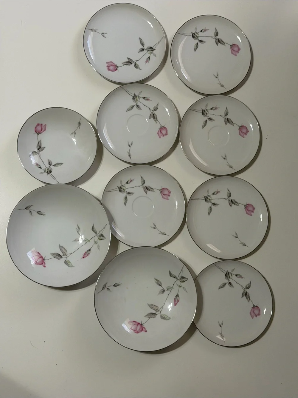 Dawn Rose by Sango Japan Plates Bowls Dishes Floral Vintage